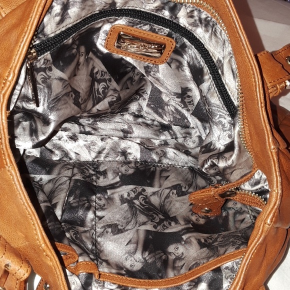 James Drake brown leather satchel. - Picture 3 of 8